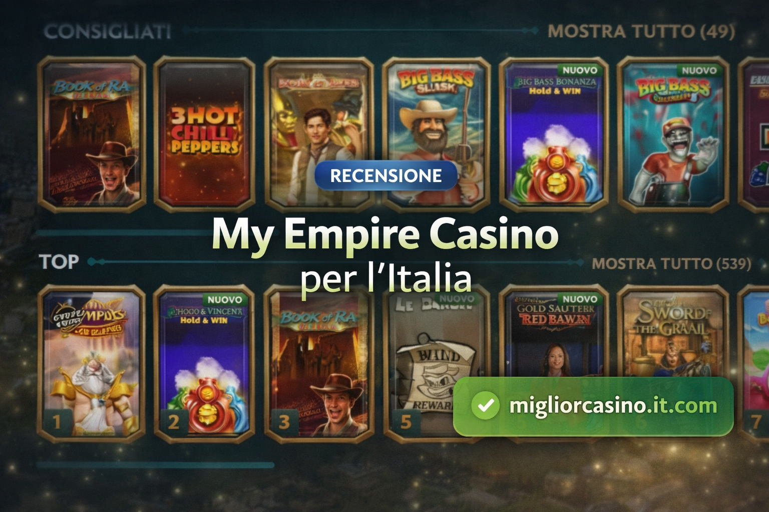 Portafoglio di giochi di MyEmpire Casino